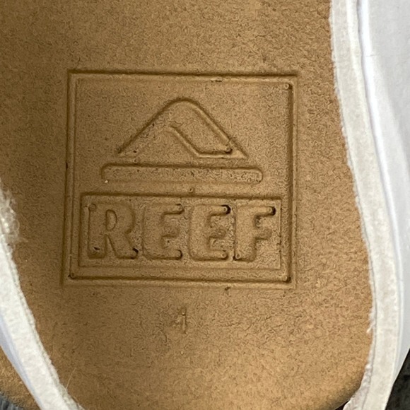 Reef Vista Sandals Water Youth Girls Size 4 White EVA Upper Adjustable Straps - Picture 6 of 8